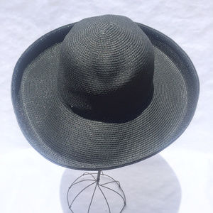 Sydney Harbor Adjustable Black 100% Paper Hat